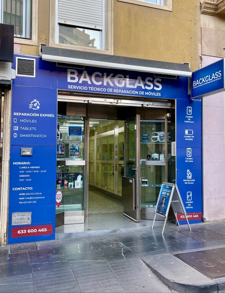 BACKGLASS – Reparación iPhone y móviles en Almería - Tienda de reparación de teléfonos móviles en Almería