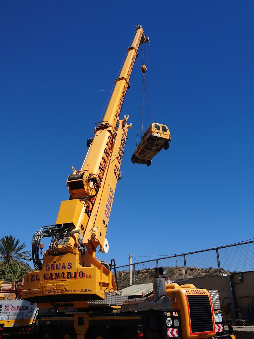GRUAS EL CANARIO SA. ALMERIA - Proveedor de maquinaria de construcción en Viator