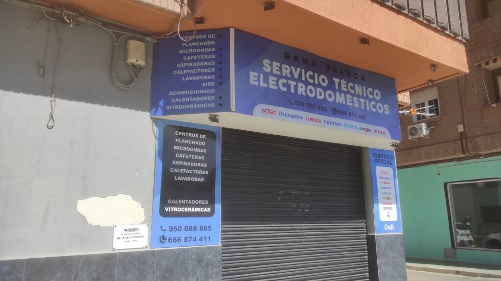 Gama blanca servicio técnico - Tienda de electrónica en Almería