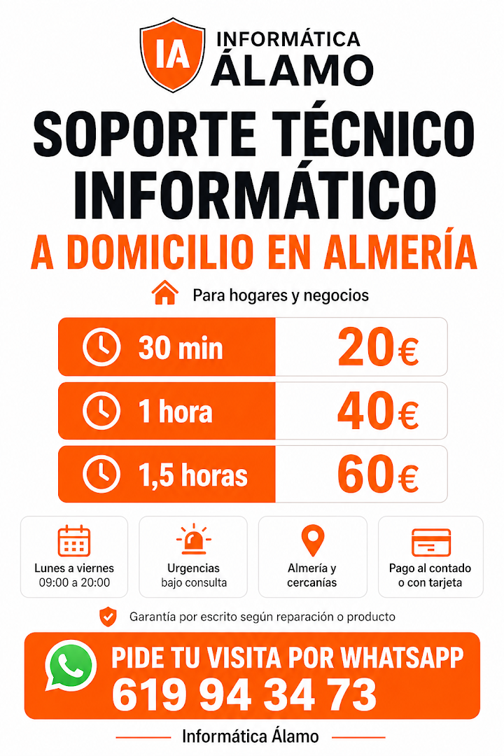 Informática Álamo - Soporte y servicios informáticos en Almería