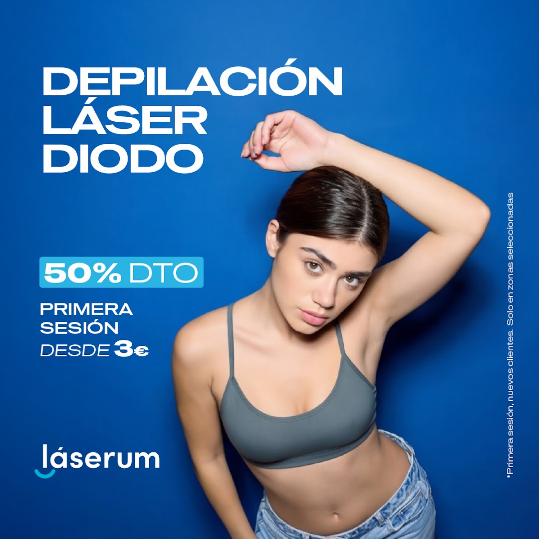 Láserum Almería - Ciudad Jardín | Depilación Láser Diodo - Centro de depilación láser en Almería