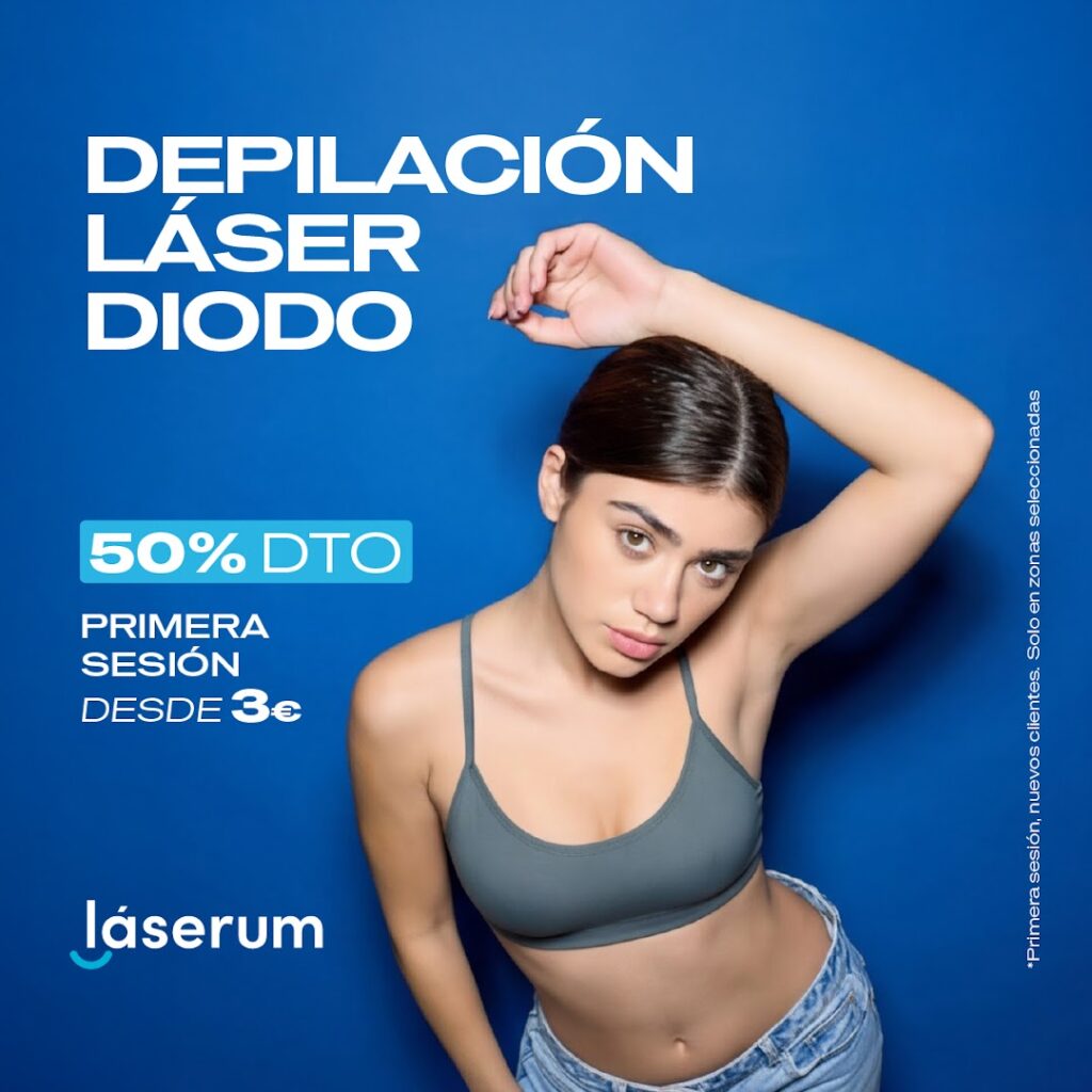 Láserum Almería - San Luis | Depilación Láser Diodo - Centro de depilación láser en Almería