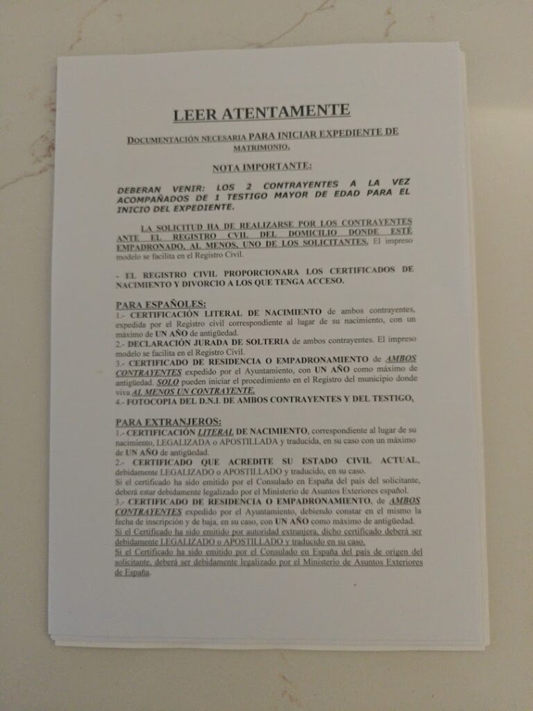 Oficina Registro Civil - Registro civil en Almería
