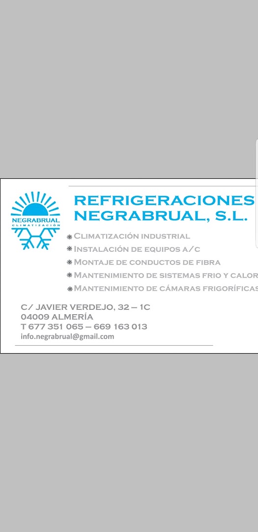 Refrigeraciones Negrabrual