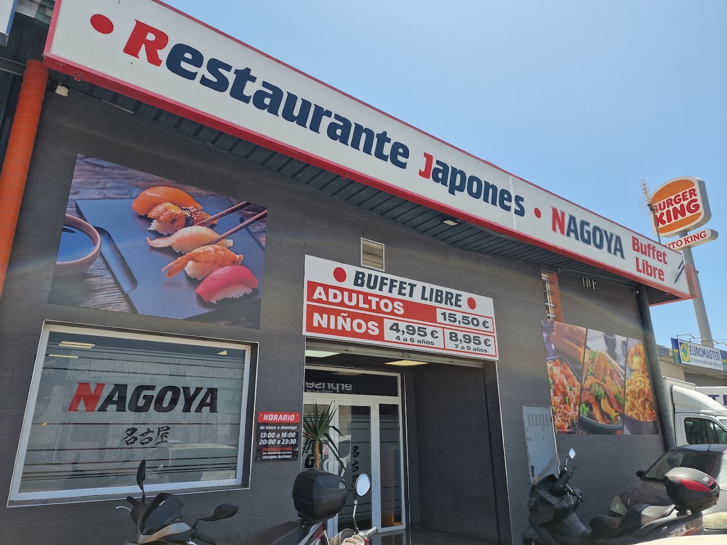 Restaurante Japonés • Nagoya • Buffet libre - Restaurante japonés en Almería