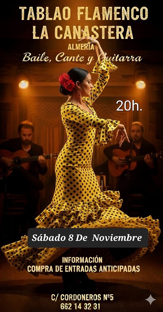 Tablao Flamenco La Canastera Almería - Teatro flamenco en Almería